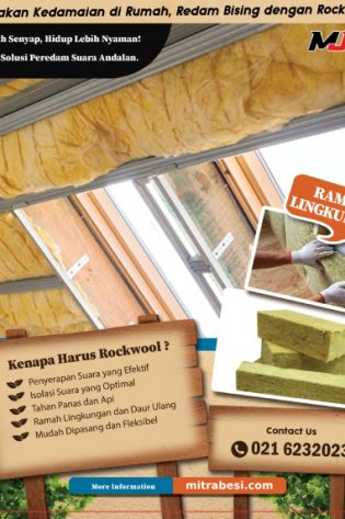 ROCKWOOL Slab 40kg 60x120cm 1pack(8sheets)