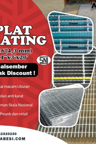 Plat Grating Galvanis